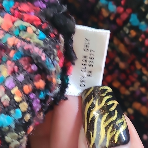 Units Vintage Multicolor Woven Jacket size 12 - Picture 4 of 4